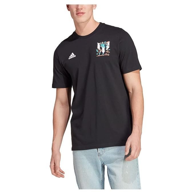 Adidas Men Cotton Fitted T-Shirt