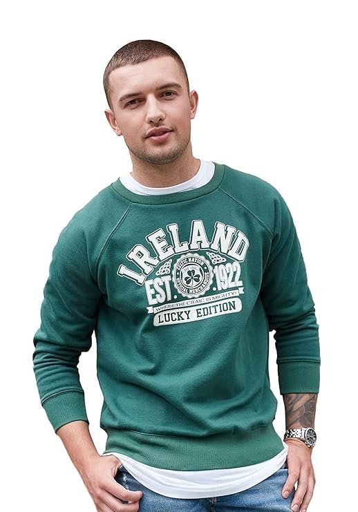 Traditional Craft Ltd. Bottle Green Republic of Ireland Sweatshirt