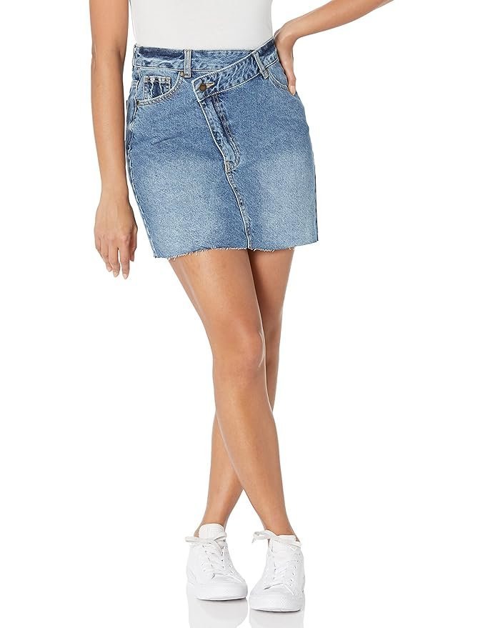 Esigual Women's Woman Denim Skirt Short