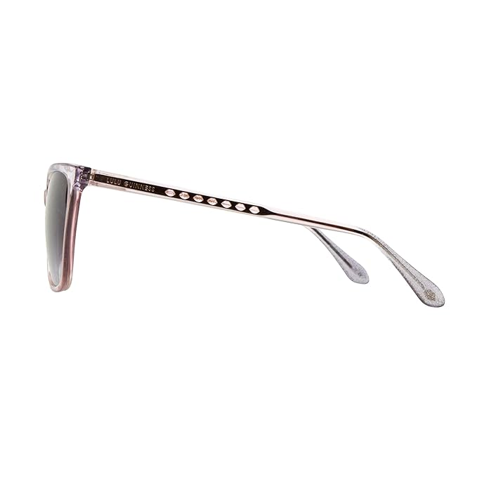 Lulu Guinness L190 Oversized Square Sunglasses for Women, 56 mm, UV400 Protection - Image 5