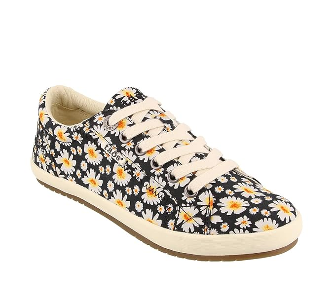 Taos Footwear Women's Star Black Daisy Sneaker